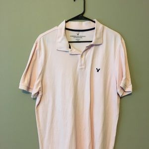 Pink American Eagle Polo T shirt